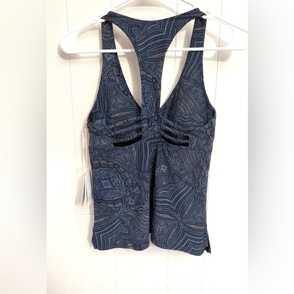 Carve Designs La Jolla Tankini Navy paisley Water sports Swim UPF 50 Small NWT - Picture 4 of 9